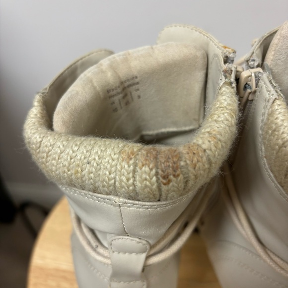 Call It Spring white lace up heel boots size 10W - Picture 10 of 10